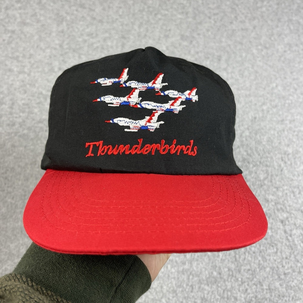 Vintage‎ Thunderbirds United States Air Force USAF Embroidered Snapback Hat Cap